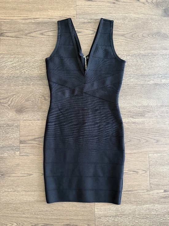 bebe Dresses & Skirts - Bebe Black Bandage Bodycon Dress | Size Small | Barely Worn